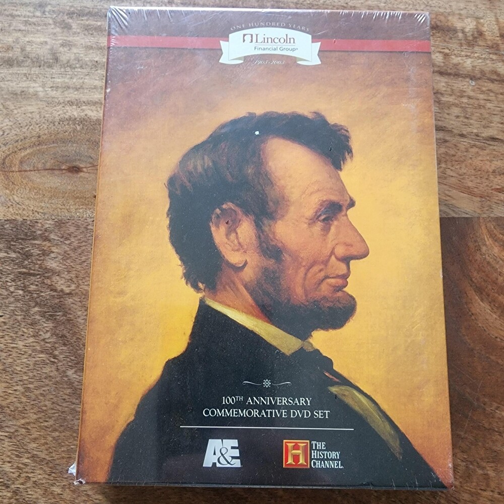 Lincoln Financial 100th Anniversary DVD Set A&E History Channel New Sealed